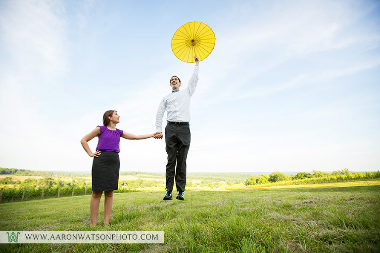 charlottesville spring engagement session