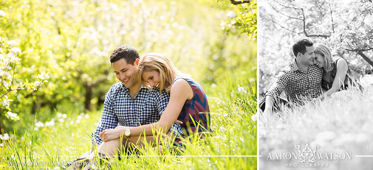 Happy couple at Carter Mountain