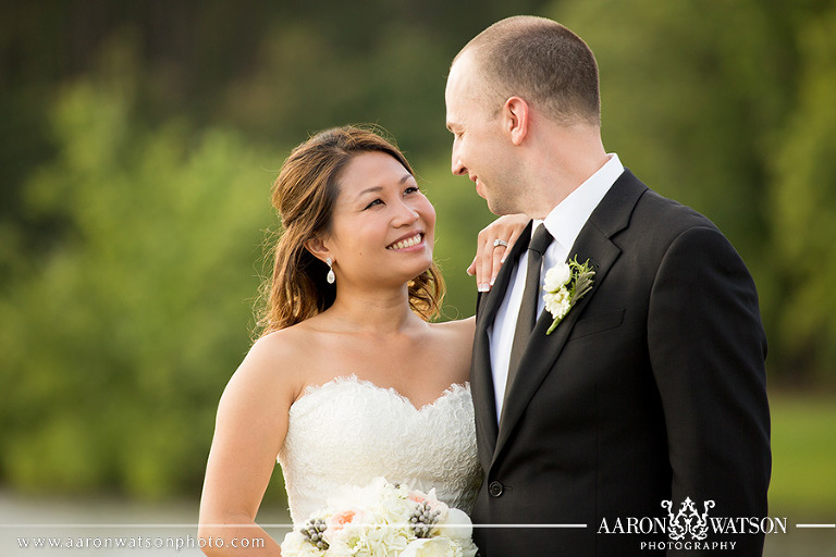 groom and bride portraits