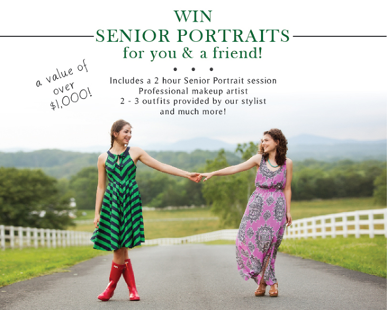 Senior Portrait Giveaway Charlottesville