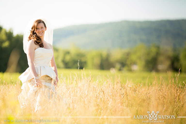 Bridal Portrait at Keswick Vineyards