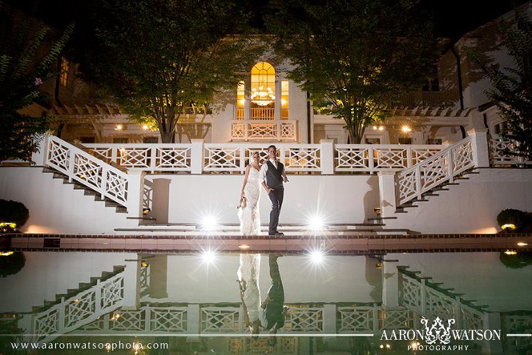 bride and groom at keswick vineyards