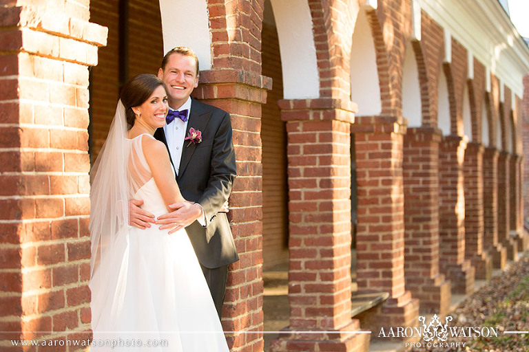 university of virginia wedding portraits