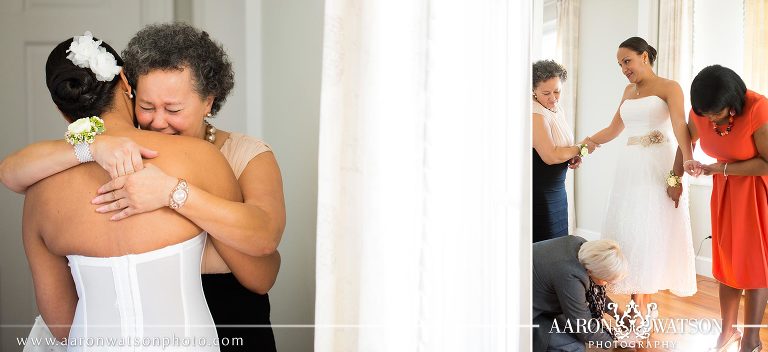 bride getting ready