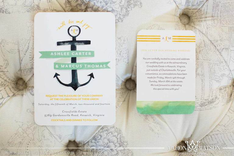 nautical wedding invitations