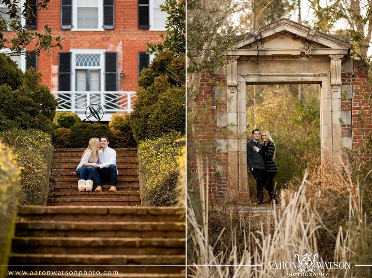 Under the uva archway