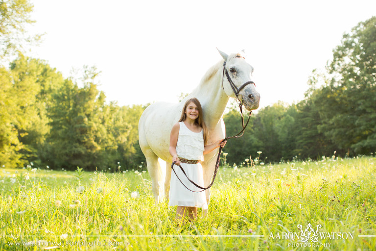 girl and her horse