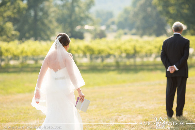 Father of the bride first look