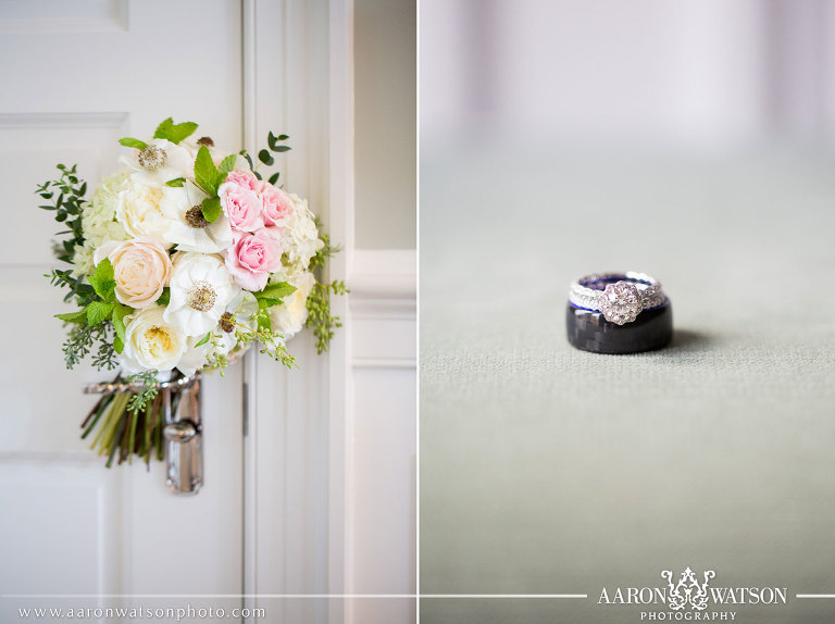 flowers and rings