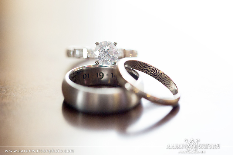 finger print wedding rings