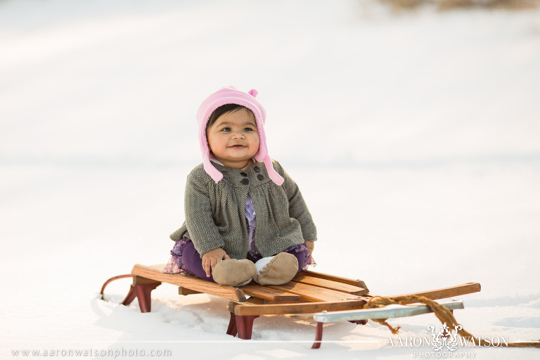 snow family portraits