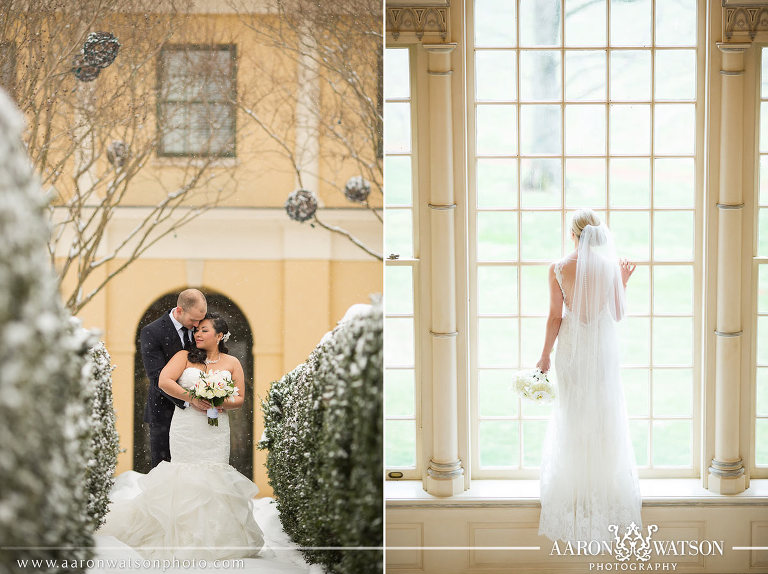 wedding in the snow