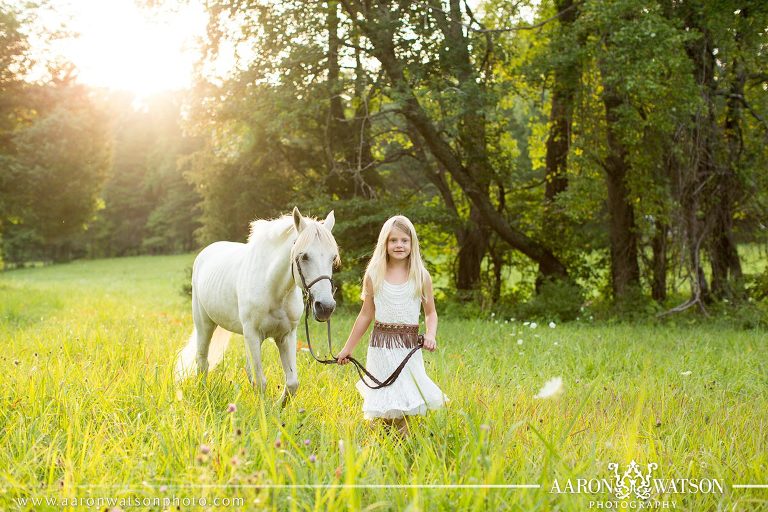 spring equestrian portrait