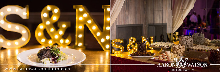 wedding dessert table