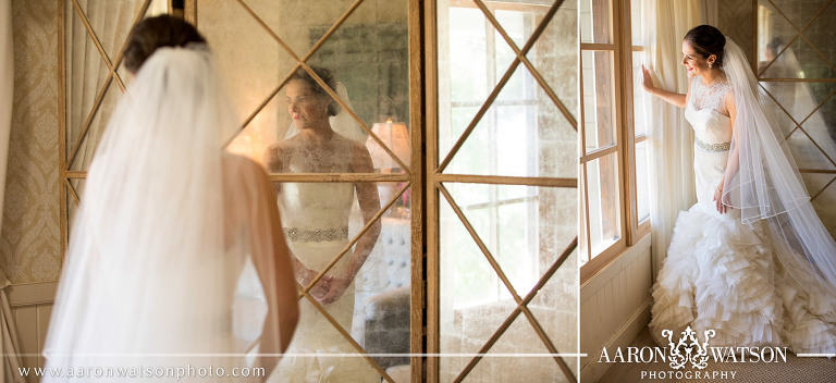 bridal portrait in pippin hill bridal suite