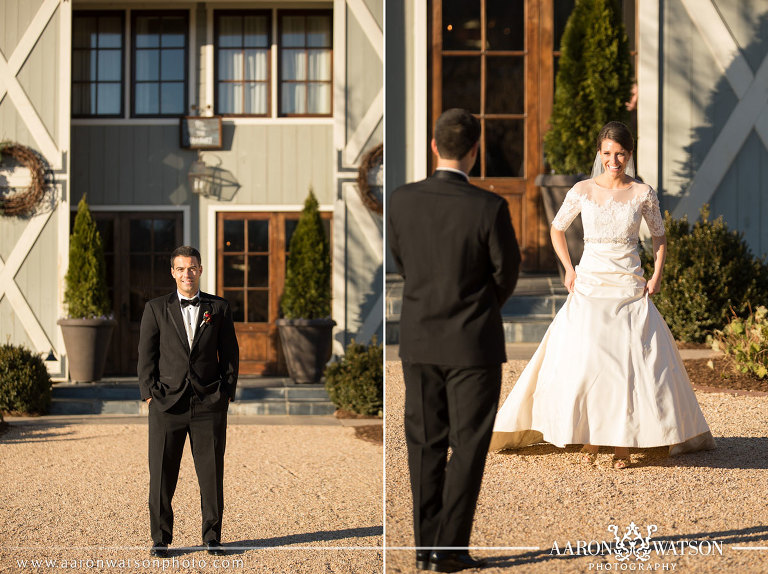 Best Pippin Hill Wedding Photographer First Look