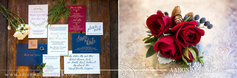 Rock Paper Scissors Charlottesville Wedding Invitation Suite