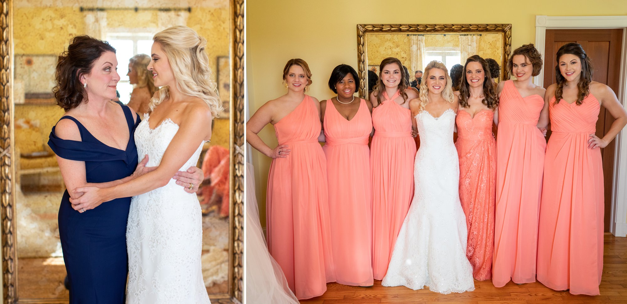 Early Mountain Vineyards Bridal Party Portraits