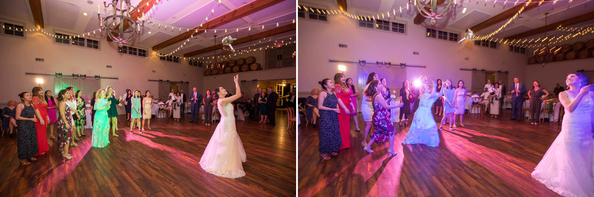 King Family Vineyards Bouquet Toss