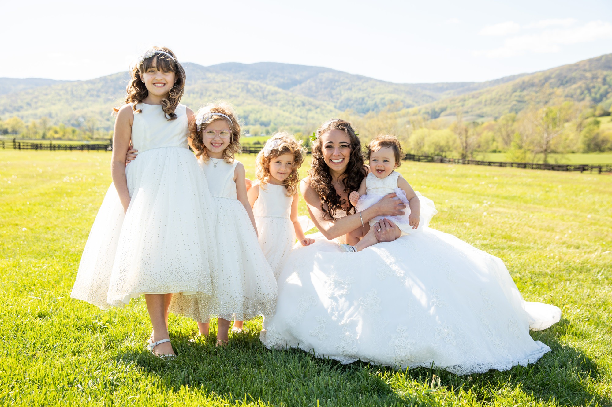 King Family Vineyards Flower Girls