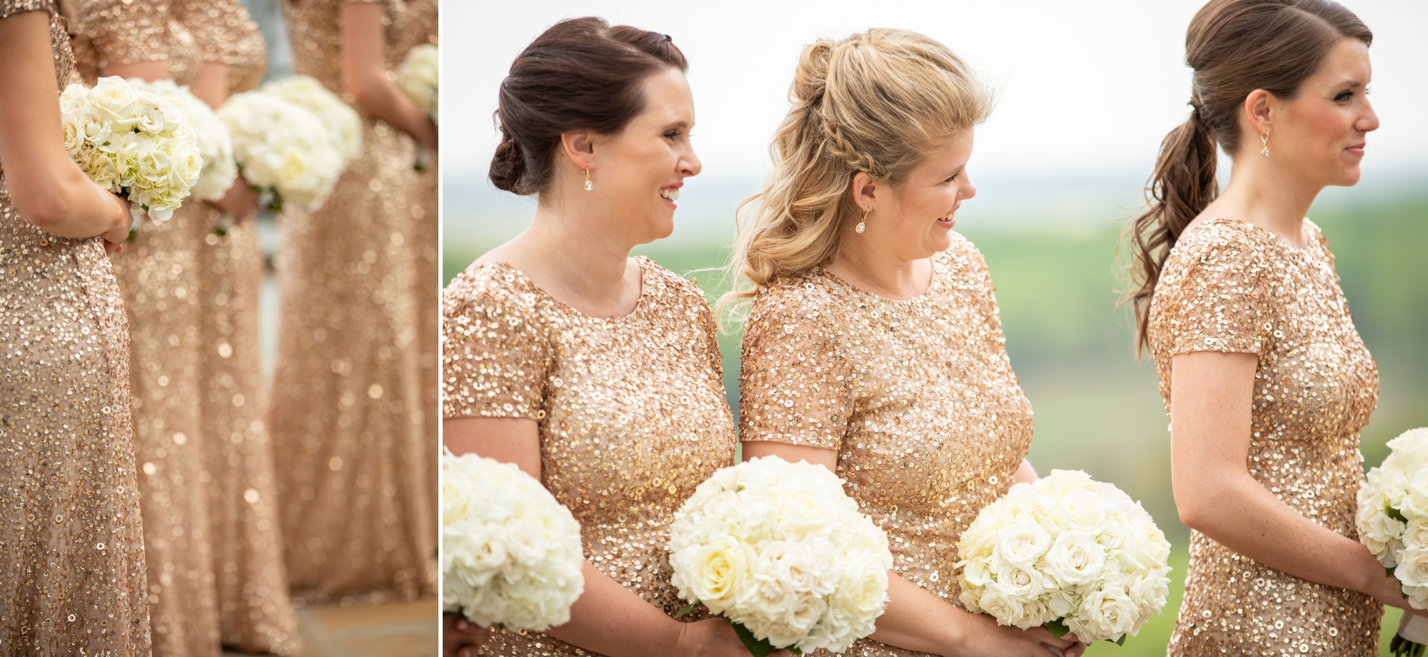 Sequins Bridesmaids Dresses