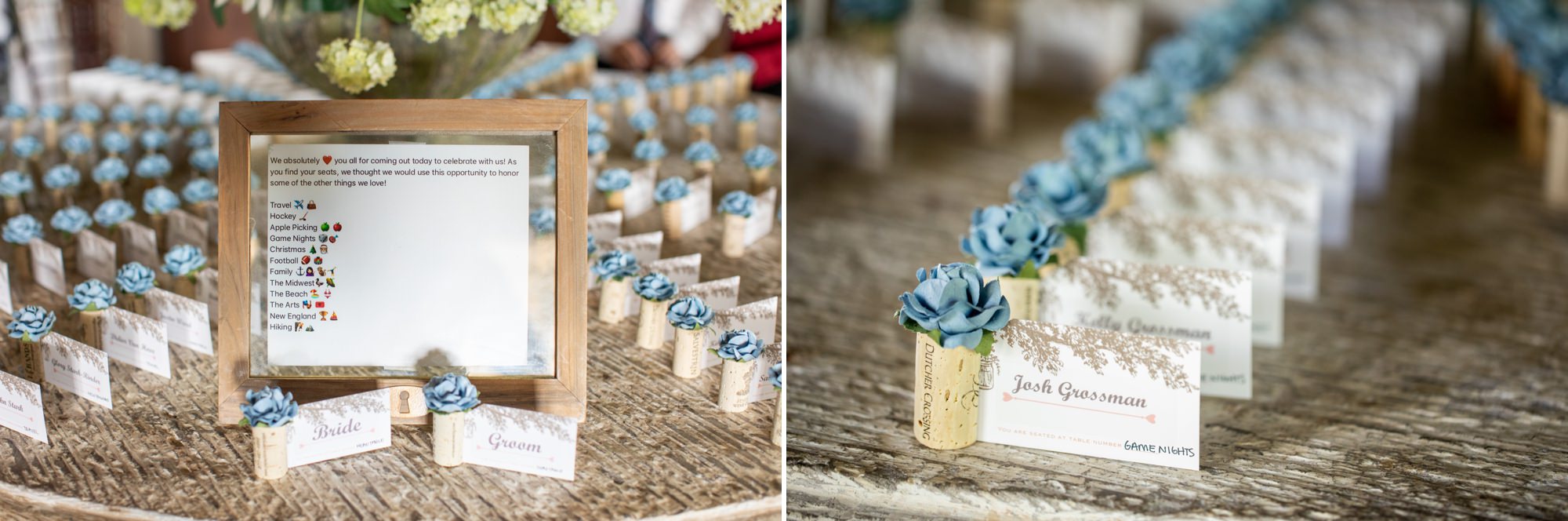 Pippin Hill Farm Escort Card Inspiration