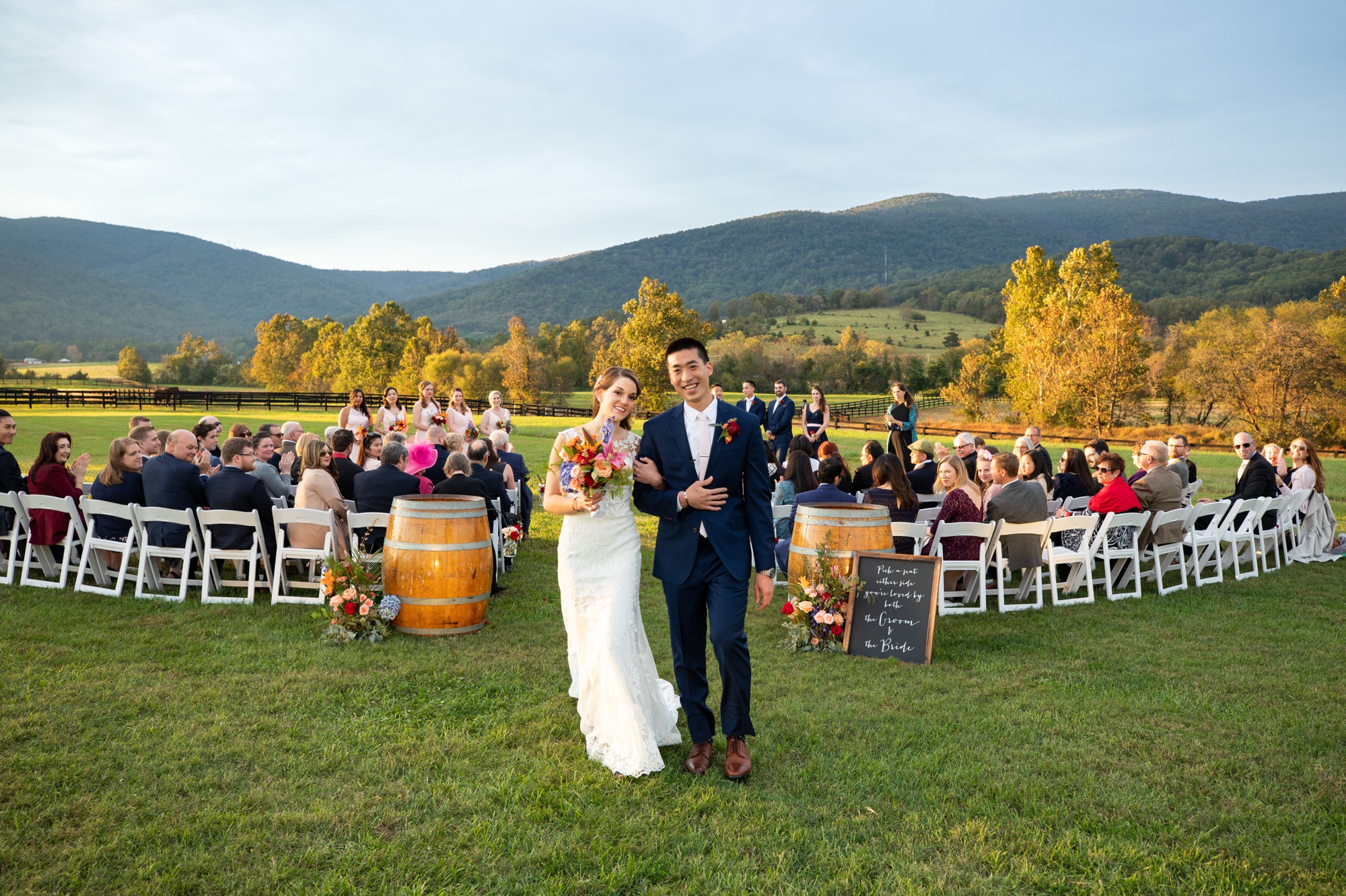 Mountain view Weddings Charlottesville VA