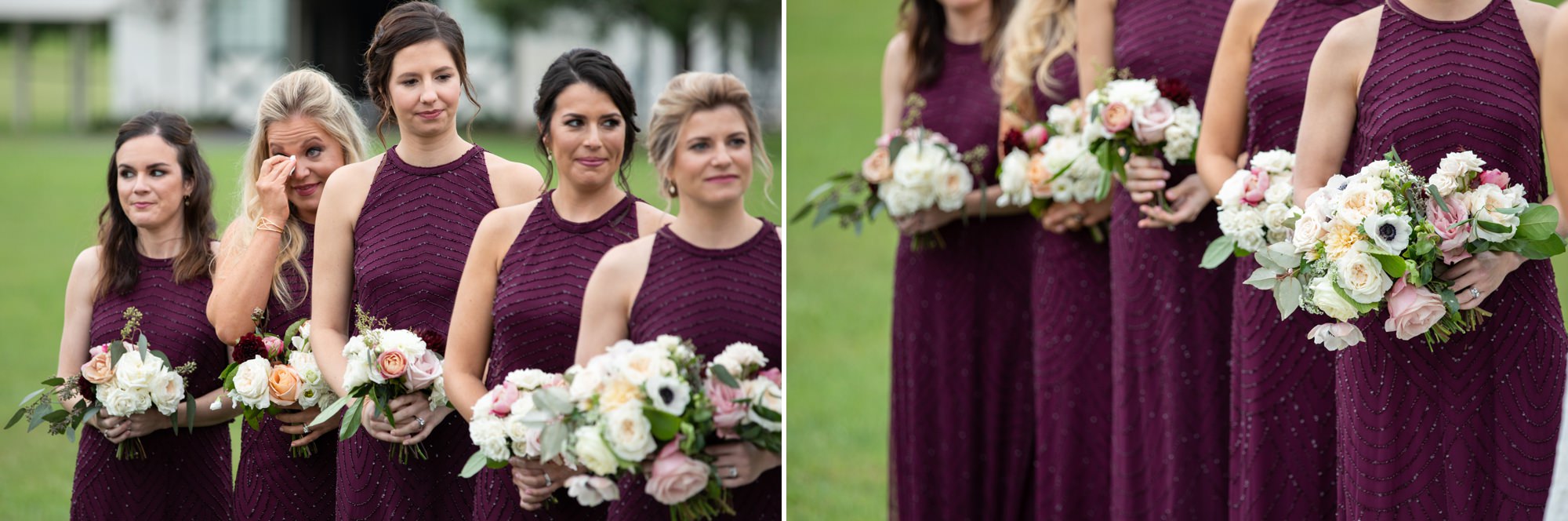 Fall Burgundy Bridesmaid Dresses