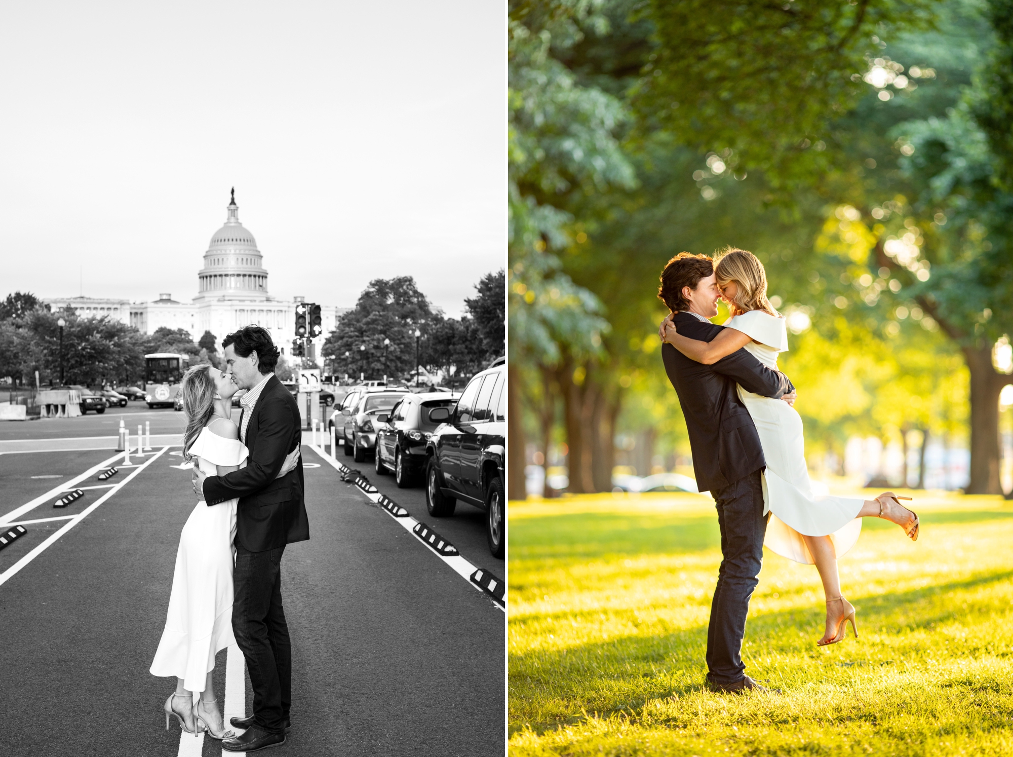 D.C. Capitol Building Engagement Photographers