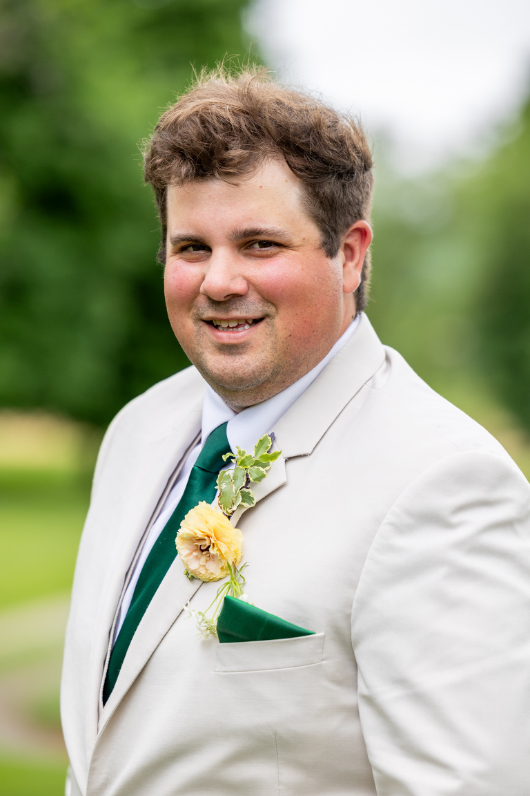 Chiswell Winery Wedding grooms portrait