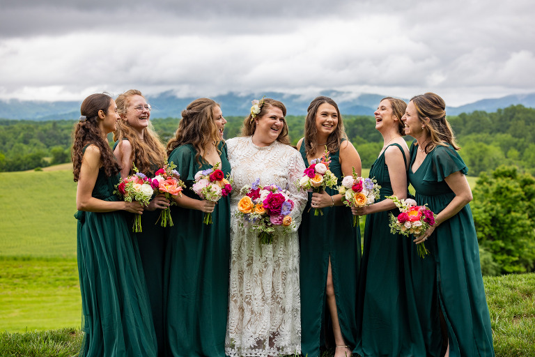 bride and bridesmaids photo ideas bridesmaids dress inspiration