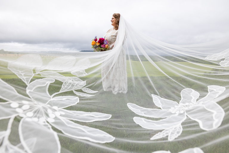 cathedral wedding veil inspiration winery wedding