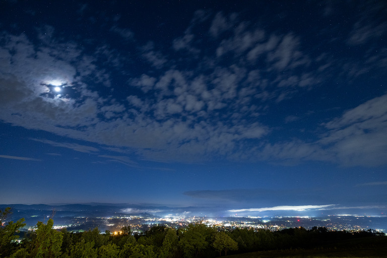 thomas jefferson's montalto monticello night sky shot