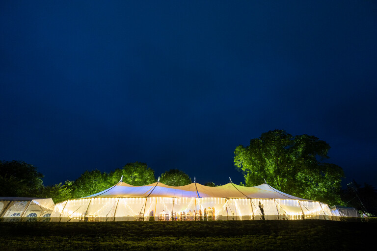 winery wedding tent ideas