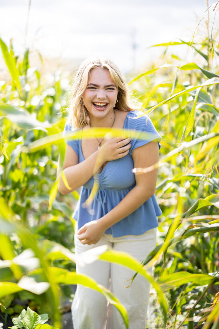 Charlottesville Senior Portrait Photographer fun photos