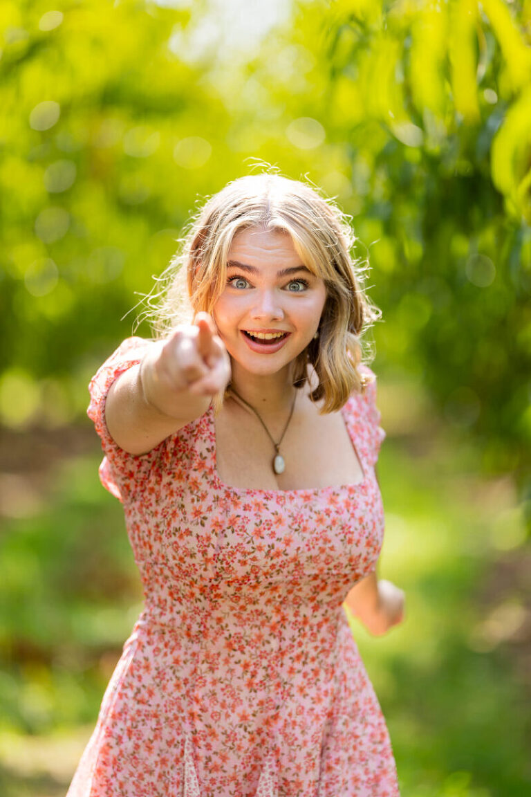 senior year photos chiles peach orchard charlottesville