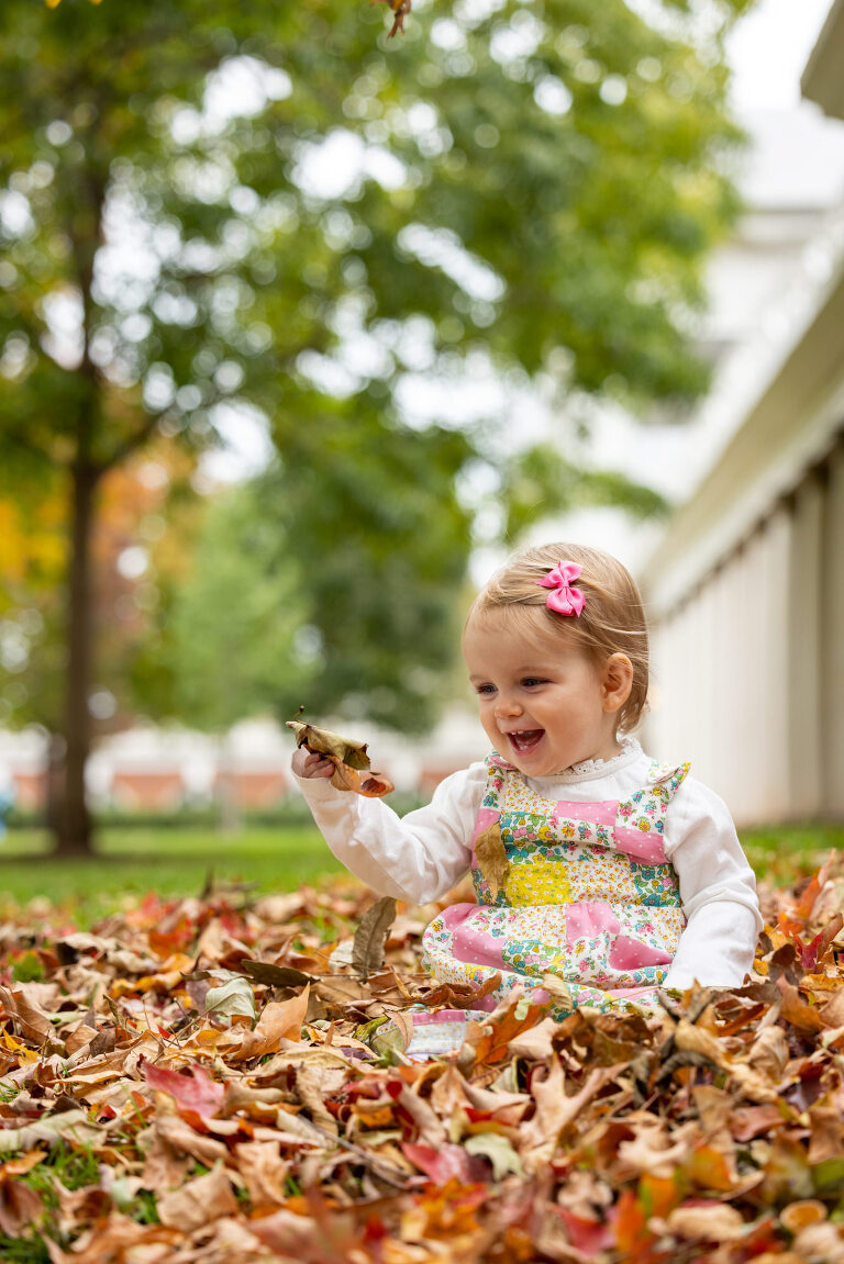 University of Virginia baby autumn photos ideas