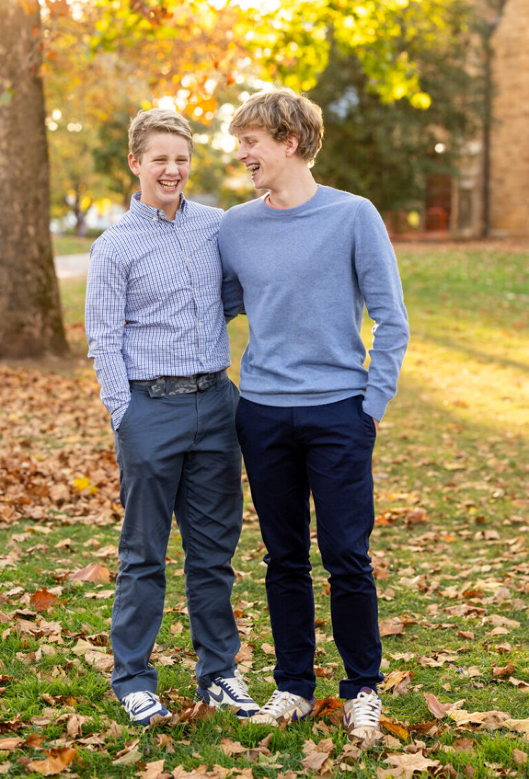 University of Virginia fun sibling photo ideas