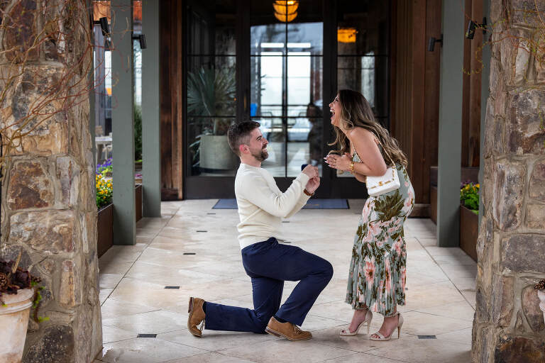 Best Charlottesville Proposal Photographers Keswick Hall